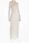 Boris Bidjan Saberi WDRESS2 Series Long Dress Series WDRESS2 FTT00001-QIANHEI Light Gray